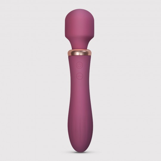 VIBROMASSEUR WAND DOUBLE JINX VIN ROUGE CRUSHIOUS