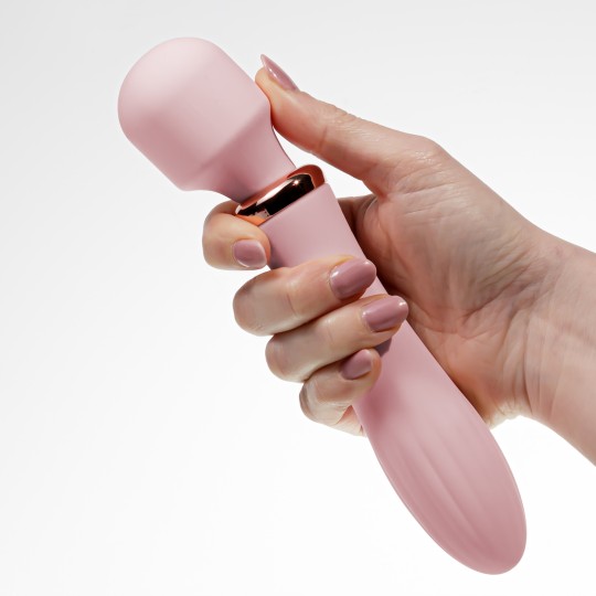 CRUSHIOUS DUAL MASSAGE WAND JINX ROSE WINE
