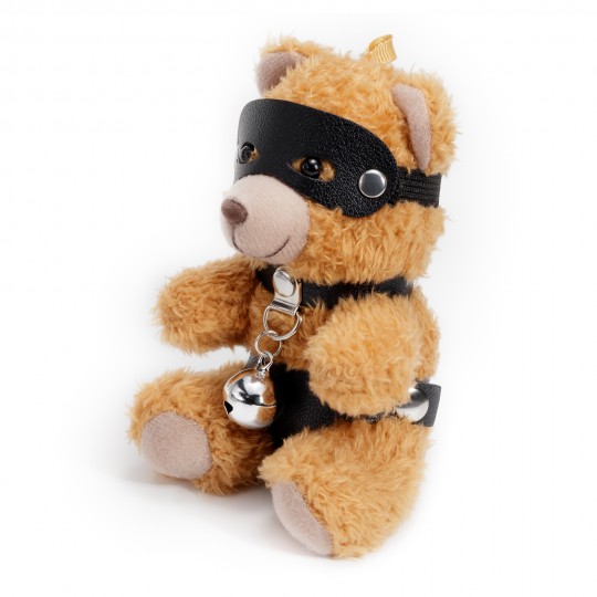 ANNEAU PORTE-CLEFS EN FORME D'OURS CRUSHITO AVEC CLOCHE CRUSHIOUS