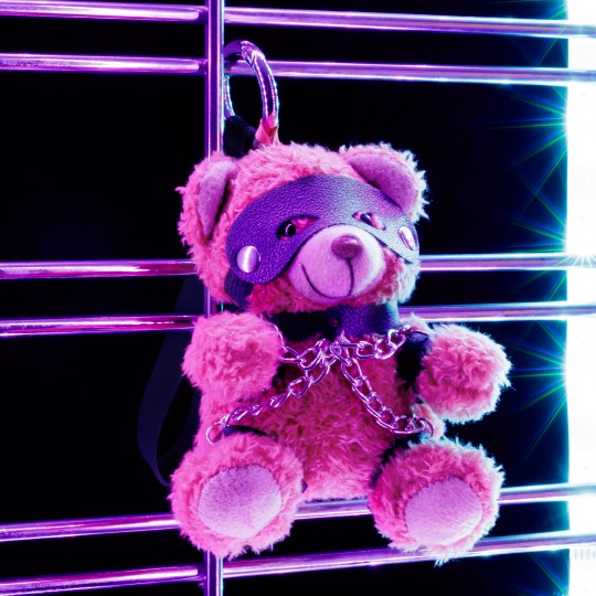 ANNEAU PORTE-CLEFS EN FORME D'OURS CRUSHITO AVEC COURANTS CRUSHIOUS