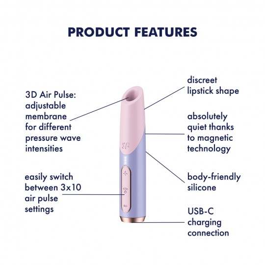 STIMOLATORE BOLD KISS SATISFYER