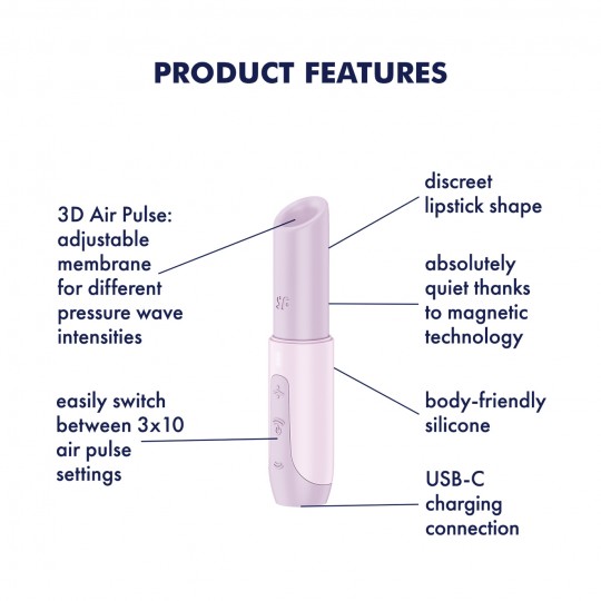 STIMULATEUR SECRET KISS SATISFYER
