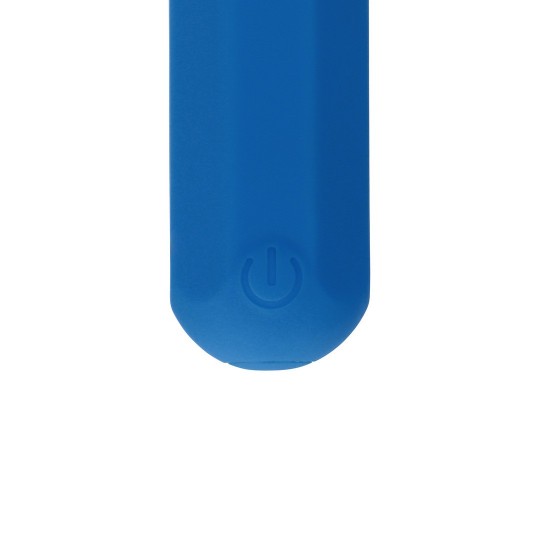 HEXAGON SHAPED BULLET VIBRATOR - JETSET BLUE