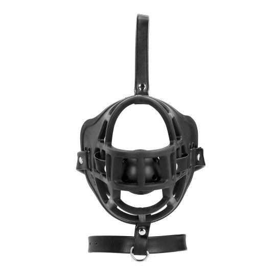 OUCH! XTREME MUZZLE WITH REMOVABLE BALL GAG BLACK