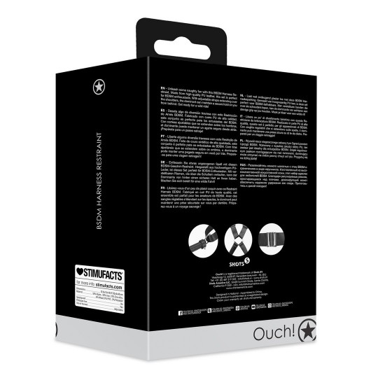 BSDM HARNESS RESTRAINT - BLACK