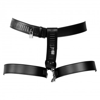 CEINTURE DE CHASTETÉ AVEC RESTRICTIONS POUR LES JAMBES XTREME OUCH!