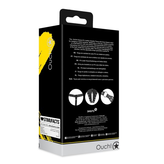 CINTO DE CASTIDADE TANGA XTREME OUCH!