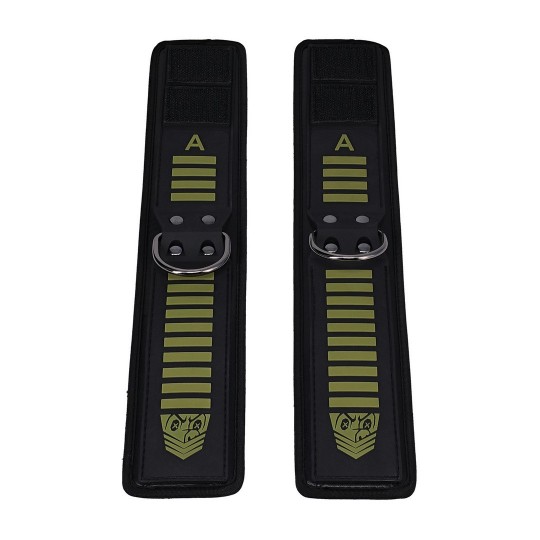 TACTICAL ANKLE CUFFS - BLACK/GREEN