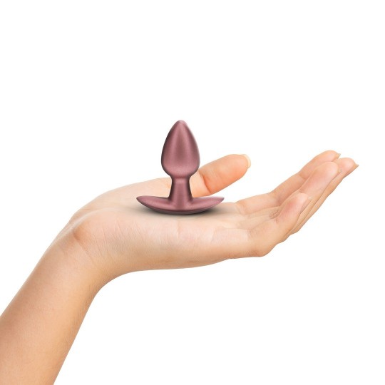 OUCH! SMOOTH SILICONE ANAL PLUG SMALL 2.6 / 6,5 CM ROSE GOLD