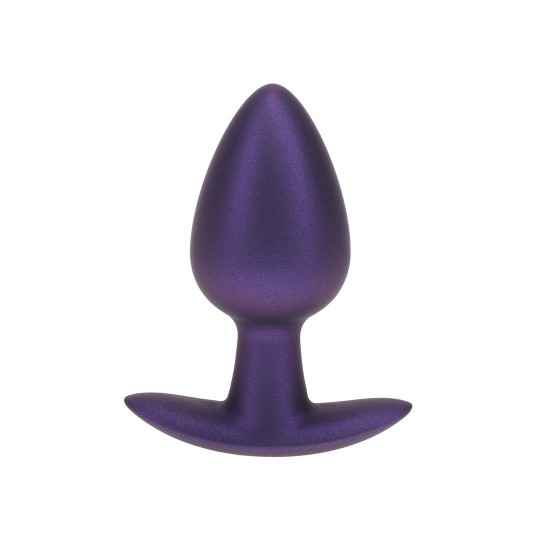 SMOOTH SILICONE ANAL PLUG - MEDIUM - 3.1 / 7,9 CM - METALLIC PURPLE