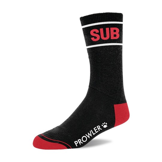 SUB SOCKS - BLACK/RED