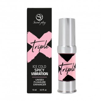 GEL ESTIMULANTE TRIPLE X UNISEXO SECRET PLAY 15ML