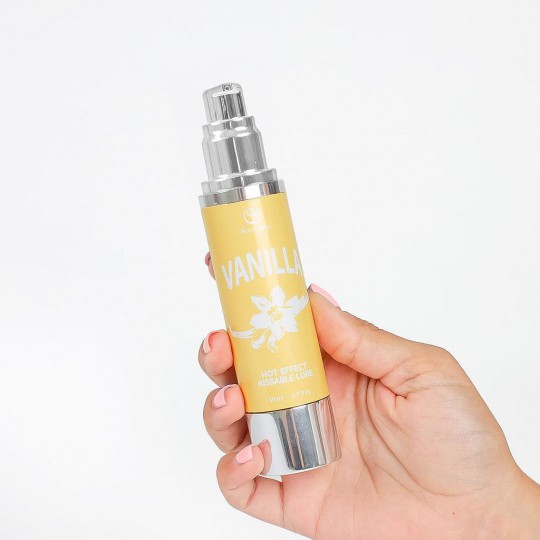 LUBRICANTE DE EFECTO CALOR CON SABOR A VAINILLA 50 ML SECRET PLAY