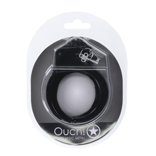 CLASSIC METAL HANDCUFFS - BLACK