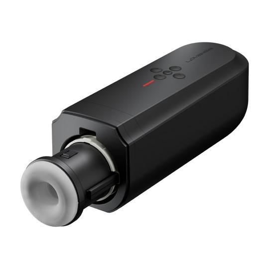 SOLACE - APP-CONTROLLED AUTOMATIC THRUSTING MALE MASTURBATOR - BLACK