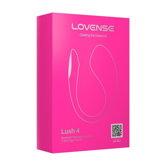 LUSH 4 - POWERFUL APP-CONTROLLED WEARABLE G-SPOT EGG VIBRATOR - PINK