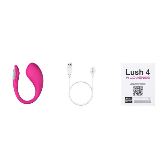 LUSH 4 - POWERFUL APP-CONTROLLED WEARABLE G-SPOT EGG VIBRATOR - PINK