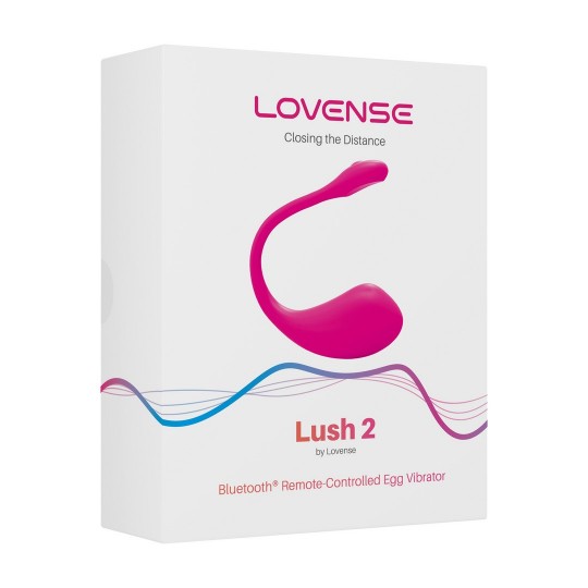 LUSH 2 - POWERFUL APP-CONTROLLED WEARABLE G-SPOT EGG VIBRATOR - PINK