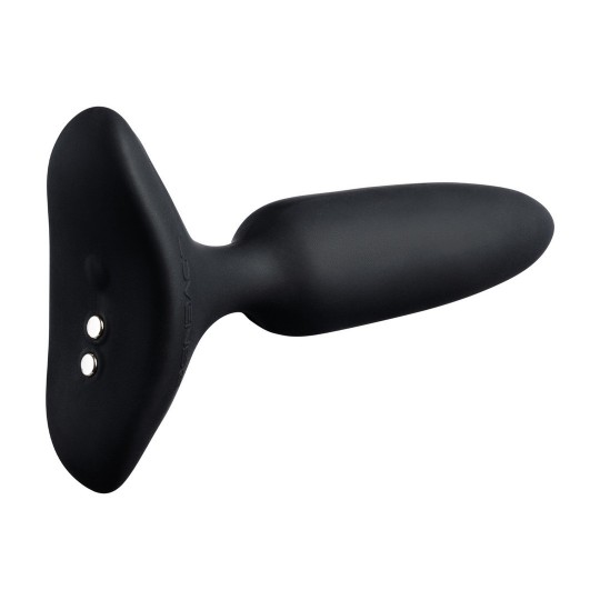 HUSH 2 - APP-CONTROLLED VIBRATING BUTT PLUG - 1 / 2,5 CM - BLACK