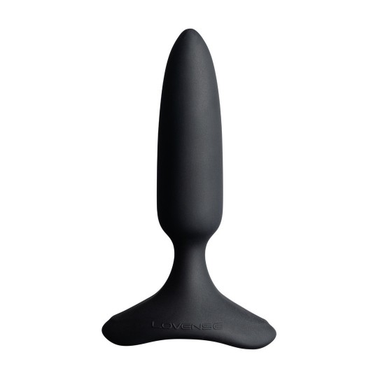 HUSH 2 - APP-CONTROLLED VIBRATING BUTT PLUG - 1 / 2,5 CM - BLACK