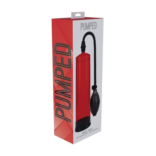 BASIC PUMP 1 - WATER RESISTANT - RED