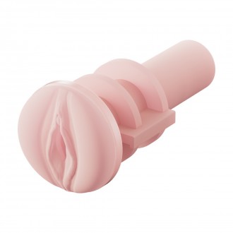 VAGINA-SHAPED SLEEVE FOR SOLACE MALE MASTURBATOR - FLESH