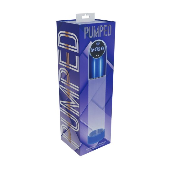BOMBA AUTOMÁTICA IMPERMEABLE - METAL AZUL