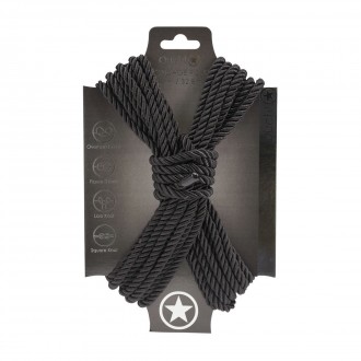 CUERDA DE POLIÉSTER PARA ATAR - 32.8 FT / 10 M - NEGRA