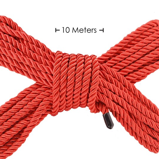 CUERDA DE POLIÉSTER PARA ATAR - 32.8 FT / 10 M - ROJA