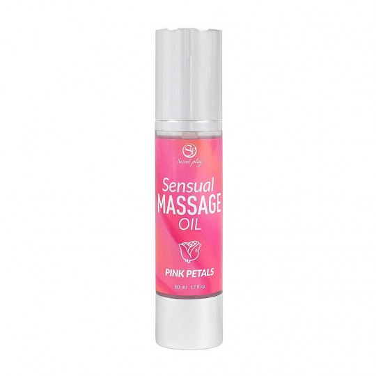 ÓLEO DE MASSAGEM AROMA PÉTALAS DE ROSA 50 ML SECRET PLAY