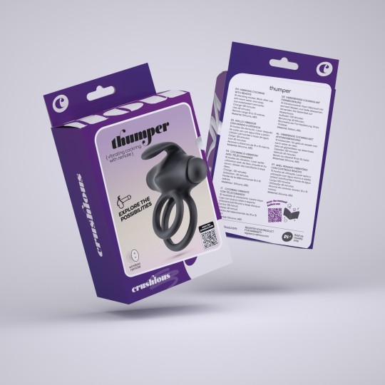 THUMPER DOPPIO COCK RING VIBRANTE CON TELECOMANDO CRUSHIOUS