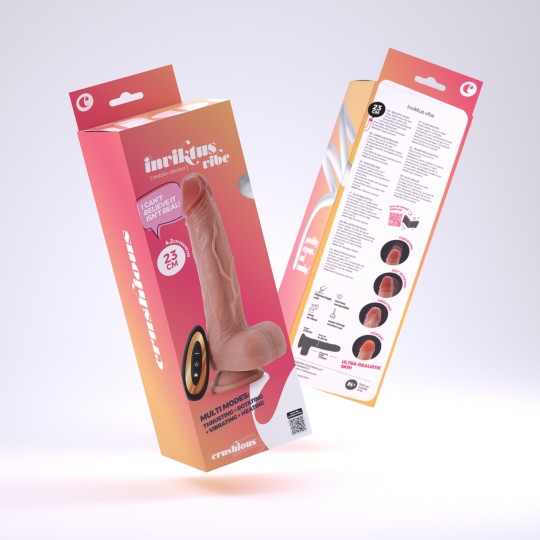 VIBRADOR DE SILICONA LIQUIDA INVIKTUS VIBE 9 CRUSHIOUS PIEL