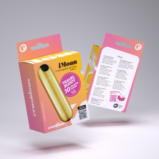 IMOAN BALA VIBRADORA RECARGABLE DORADA CRUSHIOUS