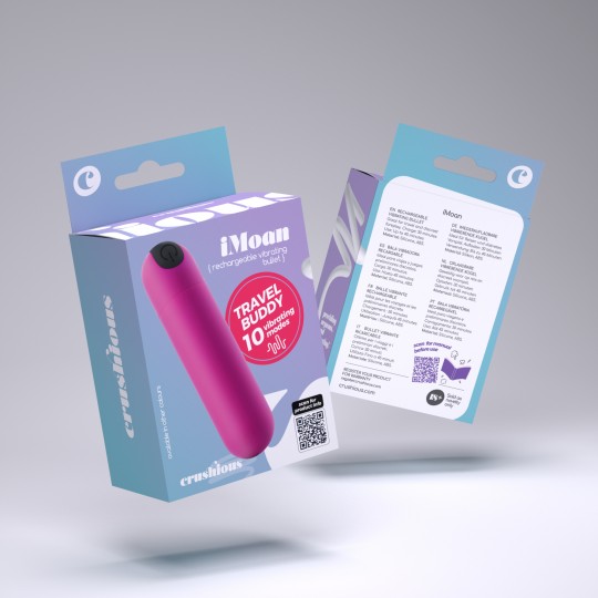 5 + 1 FREE CRUSHIOUS IMOAN RECHARGEABLE VIBRATING BULLET PINK