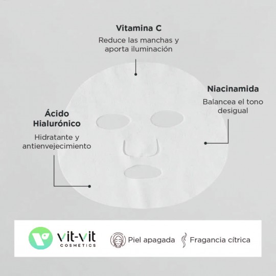 MASCHERA PER IL VISO VITAMIN C VIT VIT COSMETICS 20GR