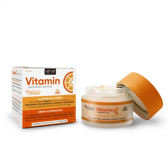 CREME DIÁRIO ILUMINADOR VITAMIN C 50ML VIT VIT COSMETICS