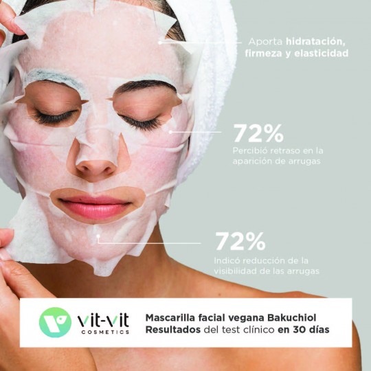 VIT VIT COSMETICS BAKUCHIOL ANTI-AGING FACIAL TISSUE MASK 20GR