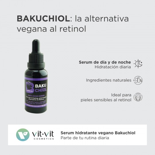 SERÚM ANTI-IDADE BAKUCHIOL VIT VIT COSMETICS 30ML