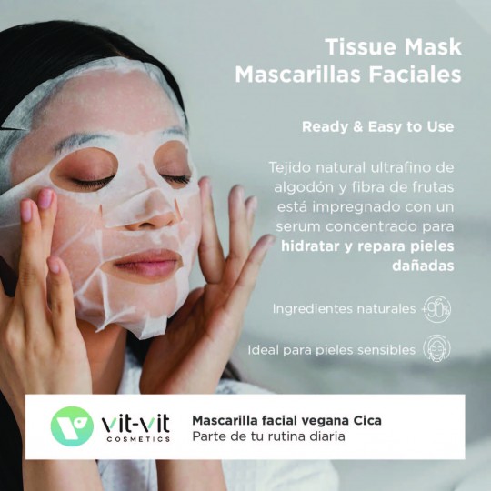 MASCHERA PER IL VISO CICA TIGERGRASS VIT VIT COSMETICS 20GR