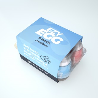 SCATOLA DI 6 UOVA MASTURBATRICI EZY EGG CRUSHIOUS