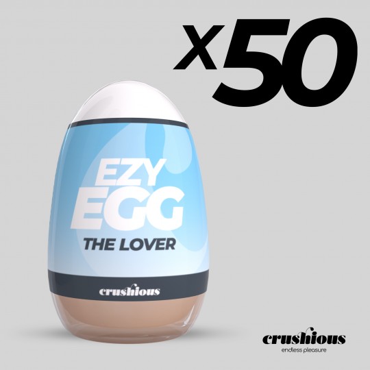 PACK DE 50 OVO MASTURBADOR EZY EGG THE LOVER CRUSHIOUS