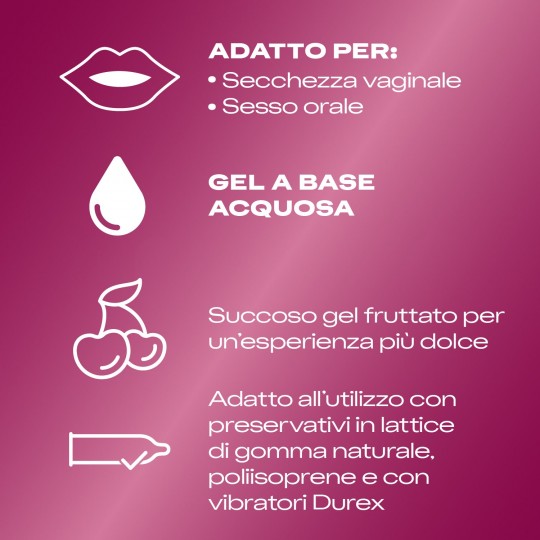 LUBRICANTE DUREX® PLAY CEREZA 50ML