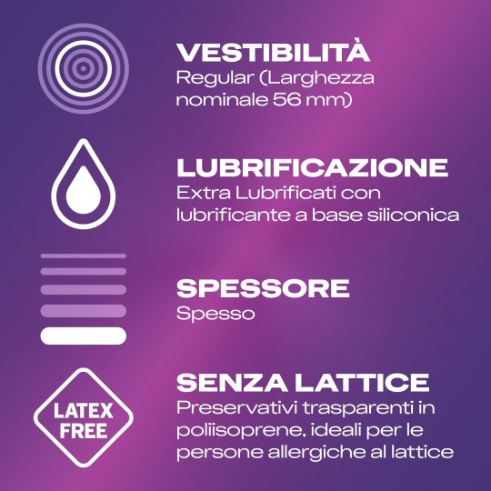 NO LATEX DUREX CONDOMS 6 UNITS