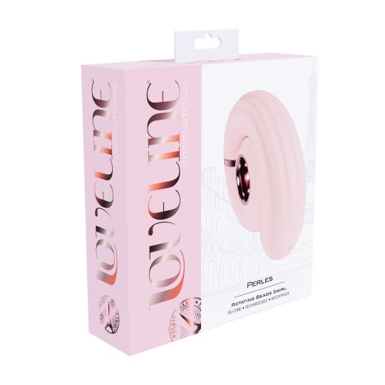 LOVELINE PERLES ROTATING BEADS SWIRL VIBRATOR PINK