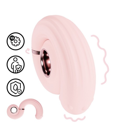 LOVELINE PERLES ROTATING BEADS SWIRL VIBRATOR PINK