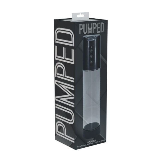 PUMPED HYPERPUMP RECHARGEABLE PENIS PUMP GUN METAL