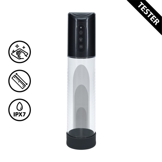 HYPERPUMP - ПЕРЕЗАРЯЖАЕМАЯ ПОМПА ДЛЯ ПЕНИСА - ОРУЖЕЙНЫЙ МЕТАЛЛ - ТЕСТЕР