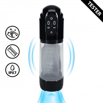 TECHNOTHRUST - АВТОМАТИЧЕСКИЙ ВОДОНЕПРОНИЦАЕМЫЙ МАСТУРБАТОР-НАСОС - ЧЕРНЫЙ - ТЕСТЕР