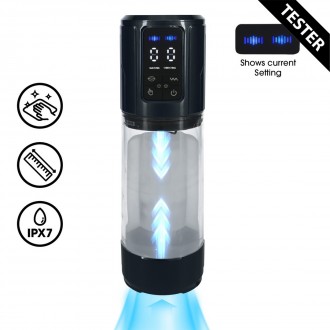 ULTRALIFT - АВТОМАТИЧЕСКИЙ ВОДОНЕПРОНИЦАЕМЫЙ НАСОС ДЛЯ МАСТУРБАТОРА - ОРУЖЕЙНЫЙ МЕТАЛЛ - ТЕСТЕР