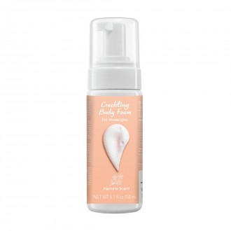 PHARMQUESTS CRACKLING BODY FOAM FOR MASSAGES JASMINE 5.1 FL OZ / 150 ML